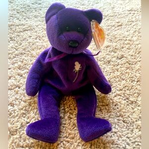 Princess Diana Ty Beanie Baby with tag protector. Excellent condition